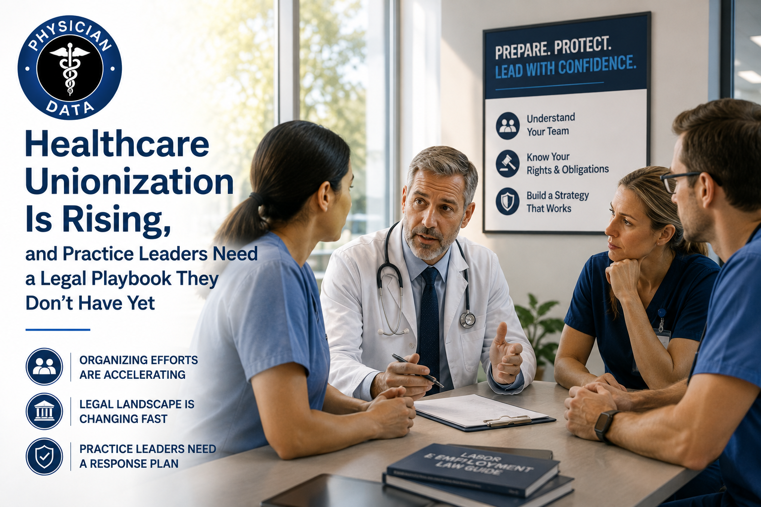 Healthcare Unionization Is Rising, and Practice Leaders Need a Legal Playbook They Don't Have Yet