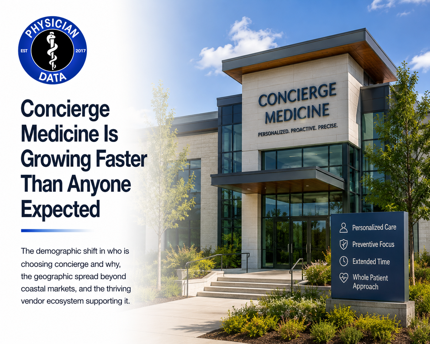 Concierge Medicine Is Growing Faster Than Anyone Expected -- and It Is Pulling in a Different Kind of Physician Than the Model's Critics Predicted