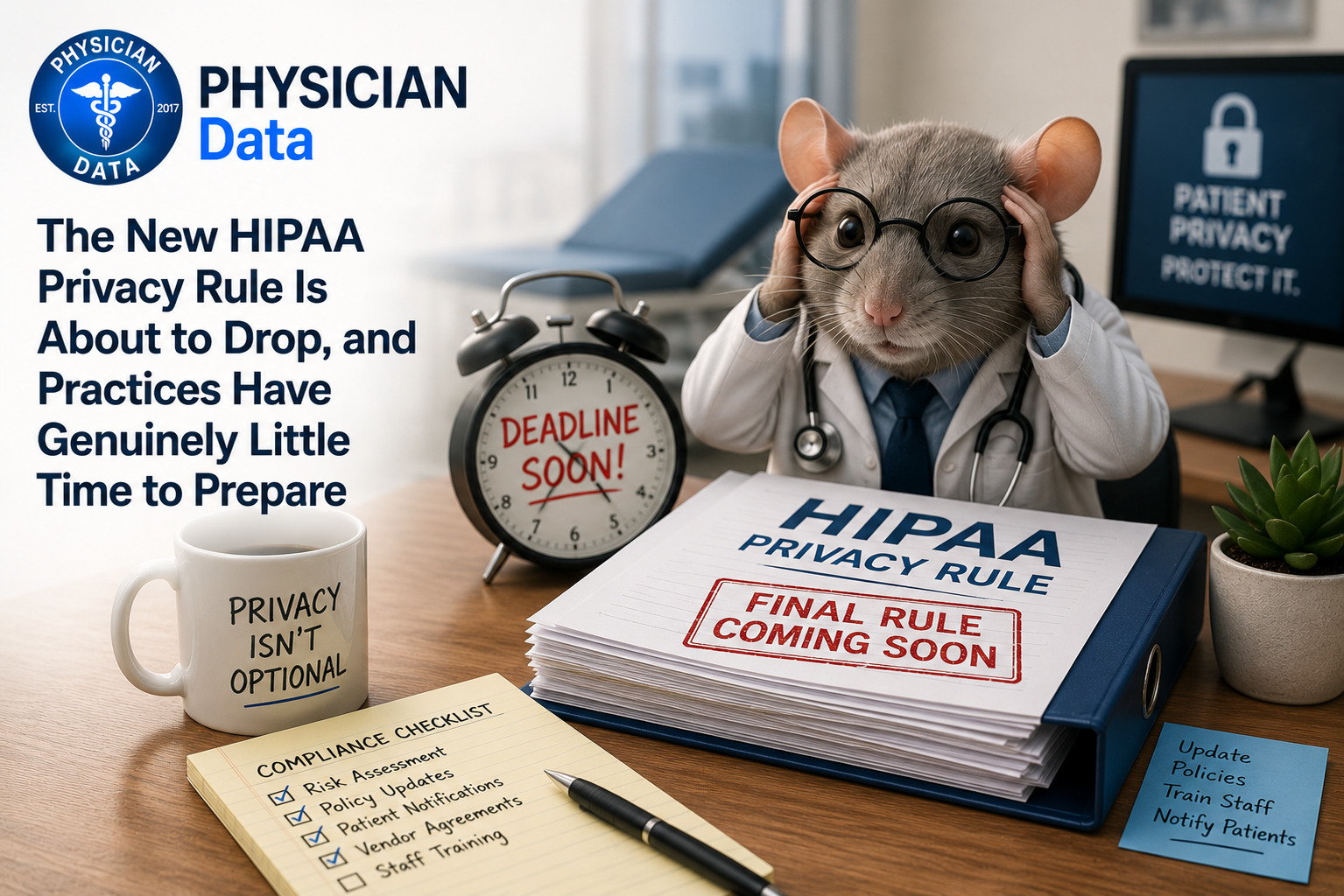 The New HIPAA Privacy Rule Is About to Drop, and Practices Have Genuinely Little Time to Prepare